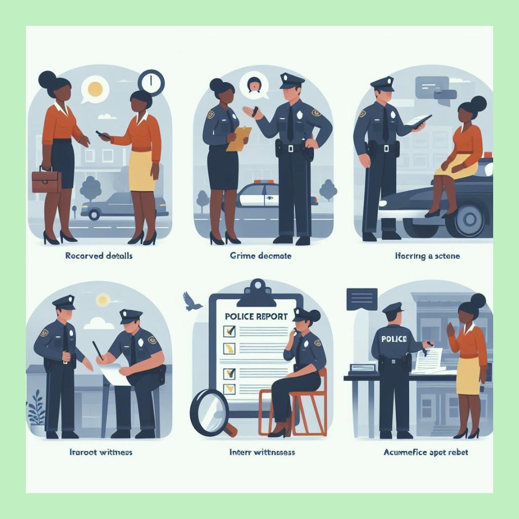 police report process illustration