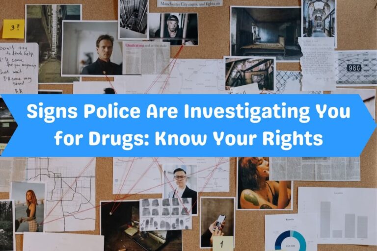 Signs Police Are Investigating You for Drugs