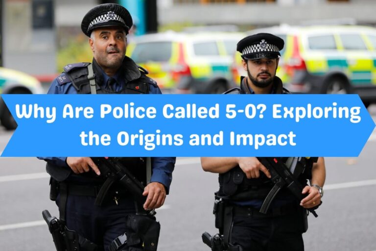 Why Are Police Called 5-0