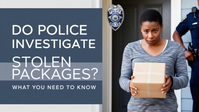 Do Police Investigate Stolen Packages