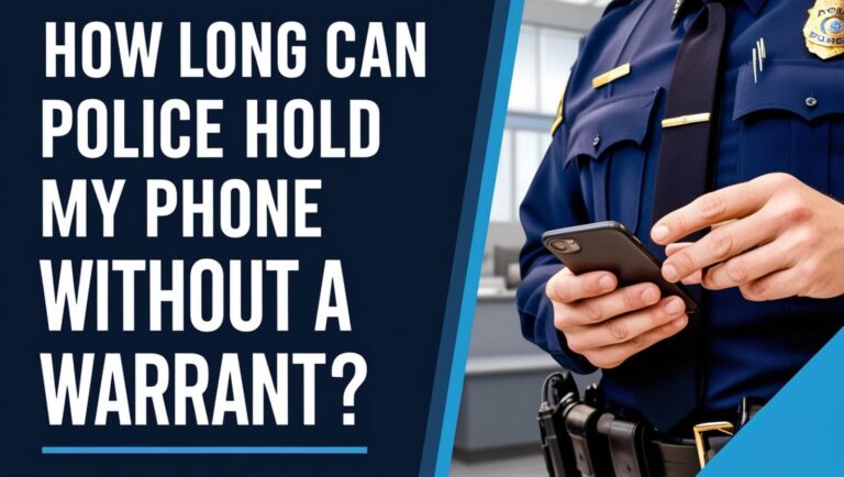 How Long Can Police Hold My Phone Without a Warrant