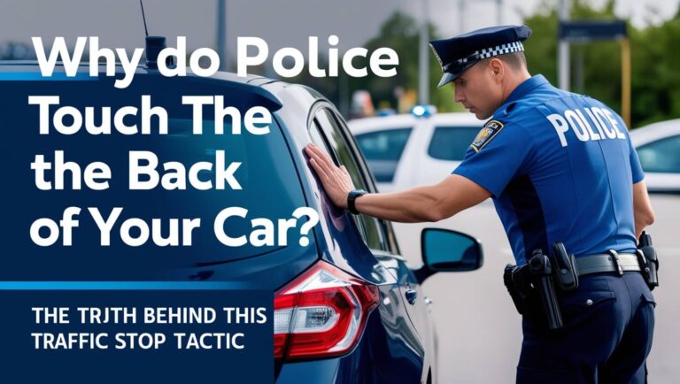 Why Do Police Touch the Back of Your Car