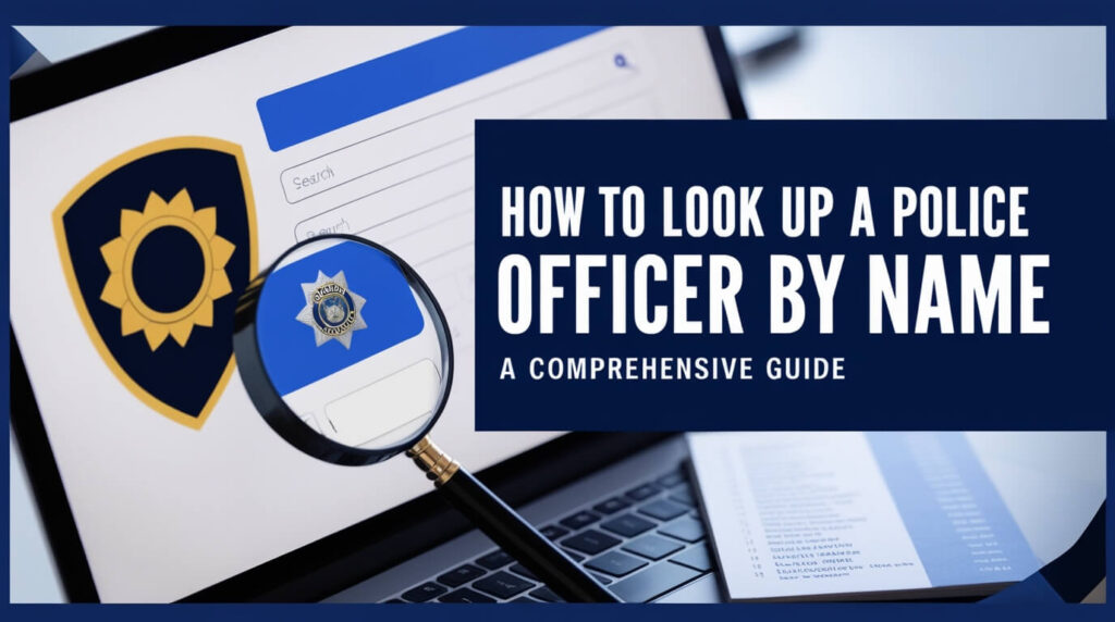 How to Look Up a Police Officer by Name