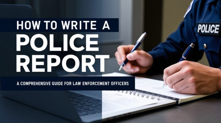 How to Write a Police Report